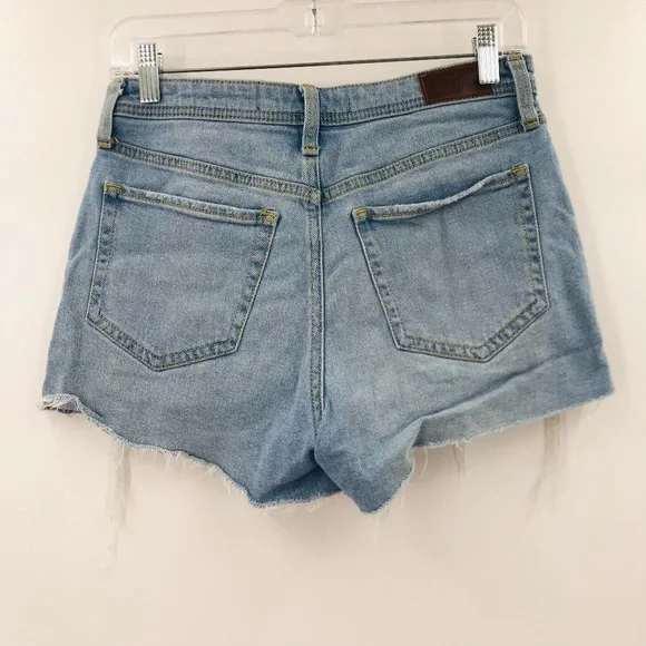 Hollister Mom Short 3" Denim Distressed Size 27 - Picture 5 of 5